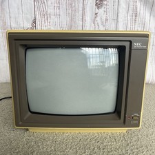 NEC JC-1216DFA Color Character Display RGB CRT Monitor 12” 1983 Powers On Read picture