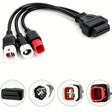 OBD2 Diagnostic Adapter Yamaha Honda KTM Motorcycle Connector Tool picture