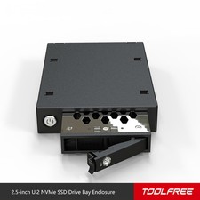 TOOLFREE U.2 U.3 NVMe PCIe 4.0 SSD Mobile Rack 2.5