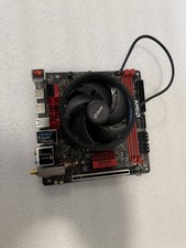 ASRock AB350 Gaming-ITX/AC Motherboard DDR4 W/O IO Shield, CPU AMD Ryzen 3 2200G picture