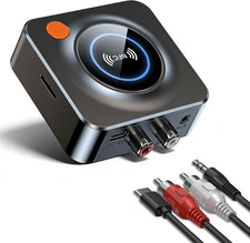 Bluetooth Receiver for Home Stereo, AUX RCA to Bluetooth Adapter picture