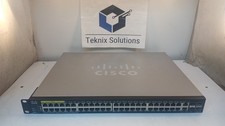Cisco SG350X-48P 48-Port PoE Network Switch *TESTED WORKING* *READ* picture