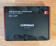 Noctua NA-SYC1 Chromax.Black 3x 4 Pin Y-Cables picture
