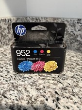 Genuine HP 952 Ink 3-Pack Color Cyan Magenta Yellow OEM Sealed Dec 2027 picture
