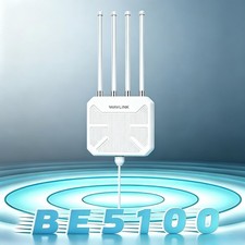 WiFi 7 Mesh Extender Signal Booster BE5100 Outdoor Repeater 2.5G Port MU-MIMO picture