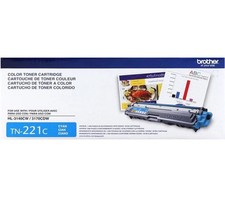 Brother TN-221C Cyan Toner Cartridge NEW SEALED in damaged box picture