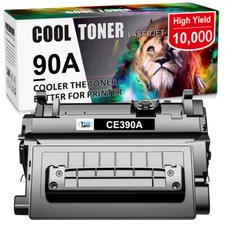 1PK 90A CE390A Black Toner Cartridge Compatible with HP Laser M601dn M601n M602n picture