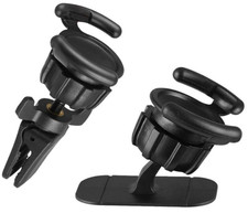 Soporte universal para móvil en coche, rotación 360°, clip seguro, 2 piezas picture