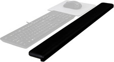 3M Gel Wrist Rest for Standing Desks, Wraps around Edge of Desk for Comfort, Non picture