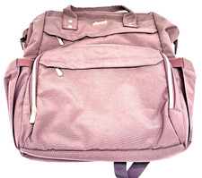 LOVEVOOK Laptop Backpack Wide Mouth Zip Opening Brown Womens picture