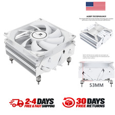 AXP90 X53 White Low Profile CPU Cooler For ITX Small Chassis Heat Dissipation picture
