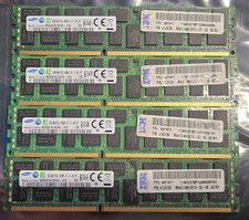 IBM 32GB Lot (4x8GB) PC3L-8500R DDR3 1066MHz 2Rx8 ECC Reg RAM 49Y1417 47J0138 picture