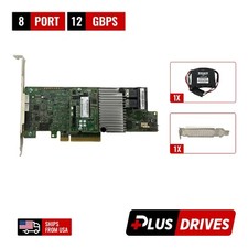 LSI MegaRAID 9361-8i 12Gbps PCIe 3 x8 SATA SAS 3 8 Port RAID + BBU & CacheVault picture
