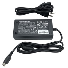 Authentic Epson PS-180 3-Pin AC Power Supply Adapter M159B 24V 2.1-2A OEM picture