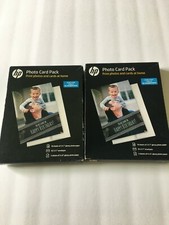2 Packs HP Photo Card Pack SF791A 5 Sheets  picture