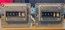 2x Vintage AMDAHL Mainframe AIRPAX D12550-P8 Indicator Elapsed Time Counters picture