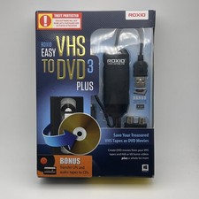 Roxio Easy VHS to DVD 3 Plus Converter VHS Cassette Record Transfer New picture