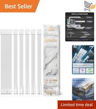 Power Supply Sleeved Cable Kit 16AWG White For PC Gaming Build Extension picture