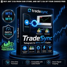 v1.1 TradeSync Telegram to MT4 and MT5 Trade Signal Copier Expert Advisor picture