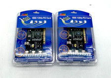 LOT OF 2 NEW SYBA SY-VIA-4FC FIREWIRE IEEE 1394A 4PORT PCI CARDS picture