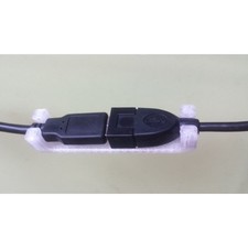 USB-extension-cord clip 3D-Printed picture