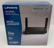 Linksys AX1800 MAX-Stream Dual-Band Mesh Wi-Fi 6 Router MR7320 picture