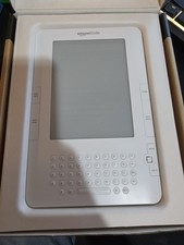 Amazon Kindle 6in eBook Reader Built-In Keyboard White New Open Box model d00701 picture