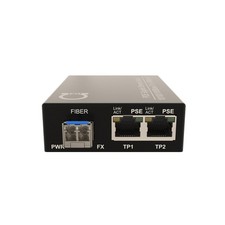 2 PoE Port Gigabit PoE/PoE+ Single Mode 1310nm Fiber Media Converter picture