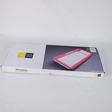 Case Logic Wireless Computer Keyboard With Track pad Pink White KWD-101 picture