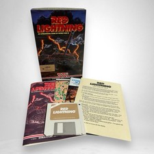 Red Lightning Commodore Amiga Complete Video Game Software Floppy picture