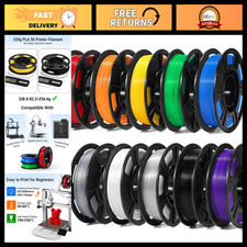 10 Colors 250g PLA 3D Printer Filament 1.75mm for Beginners - High Quality & Eas picture