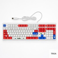 Sanrio Hello Kitty Wired LED Keyboard 108 Key USB Quiet PC Gaming HK-LW108 picture