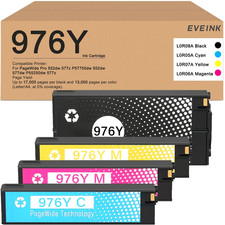 976Y Extra High-Yield Ink Cartridge 4-Pack for HP PageWide Pro Series Printers picture