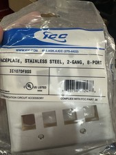 Lot Of 29 X Icc 8 Port Stainless Steel Keystone Plates  Ic107df8ss picture