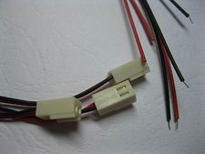 24 pcs 2510 Pitch 2.54mm 2 Pin Female Connector with 26AWG 30cm Leads Cable New picture