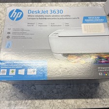 HP DeskJet 3630 All-In-One Inkjet Wireless Printer - Brand New Sealed In Box picture