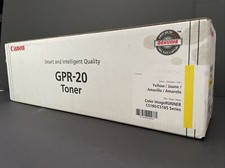 Canon 1066B001AA GPR-20Y GPR20 Yellow Toner Cartridge Genuine OEM Original picture