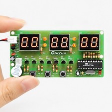 6 Bits Digital LED Electronic Clock DIY Kits PCB Soldering Practice Learning ... picture