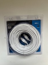 New Commercial Electric 50' Patch Cord Cat5e Ethernet Cable 575-718 White picture