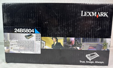 Lexmark 24B5804 Cyan Blue Toner Cartridge NEW picture