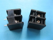50 pcs Black 2 pin 8.25mm Screw Terminal Block Connector Barrier Type DC39B New picture