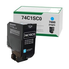 74C1SC0 7000 Pages High Yield Toner Cartridge Compatible for Lexmark 74C1S fo... picture