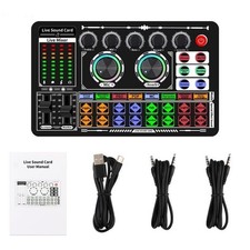 1 Set Live Sound Card F999 High Quality Recording Equipment For Live Broadcasts picture