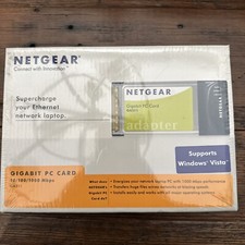 NEW Netgear Gigabit PC Card 101001000 Mbps. GA511NA picture