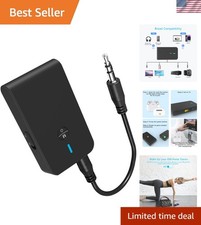 Portable Bluetooth Audio Adapter, 2-in-1 Transmitter/Receiver for Easy Streaming picture