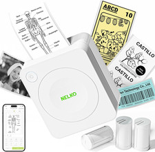 Sticker Printer, PM230 Print Pod Mini Bluetooth Portabel Sticker Maker with 3 Ro picture