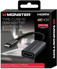 Monster - Essentials USB-C to HDMI Adapter (Black) picture