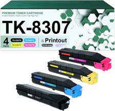 Fits TK8307 Toner Cartridge 4 Pack TK-8307K C M Y Taskalfa 3051ci 3551c picture