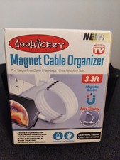 AS SEEN ON TV DOOHICKEY MAGNET CABLE ORGANIZER 3.3 FEET - NEW - EASY STORAGE picture
