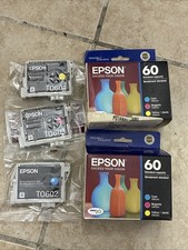 Genuine Epson TO60520 60 Standard-Capacity 3-Pack Cyan Magenta Yellow picture